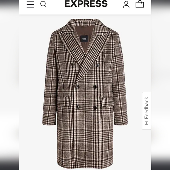 Express mens trench coat - Picture 3 of 4